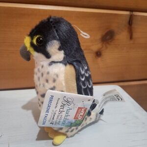 Wild Republic Audubon Stuffed Bird 19494 Peregrine Falcon Plush Sound Works 6.5"
